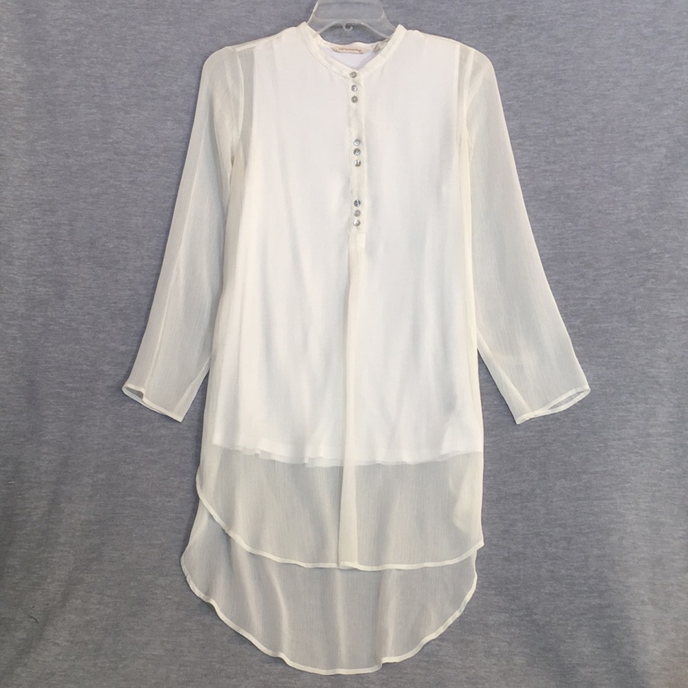 SOFT SURROUNDINGS Cool Comfy Gauzy Leisure Lounge Summer Long Line Oversized Top